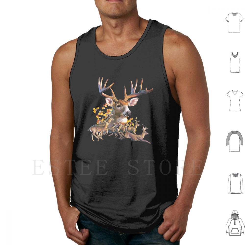 Wildman Hunting & Outdoor Polokwane - Deer Collage Tank Tops Vest Sleeveless