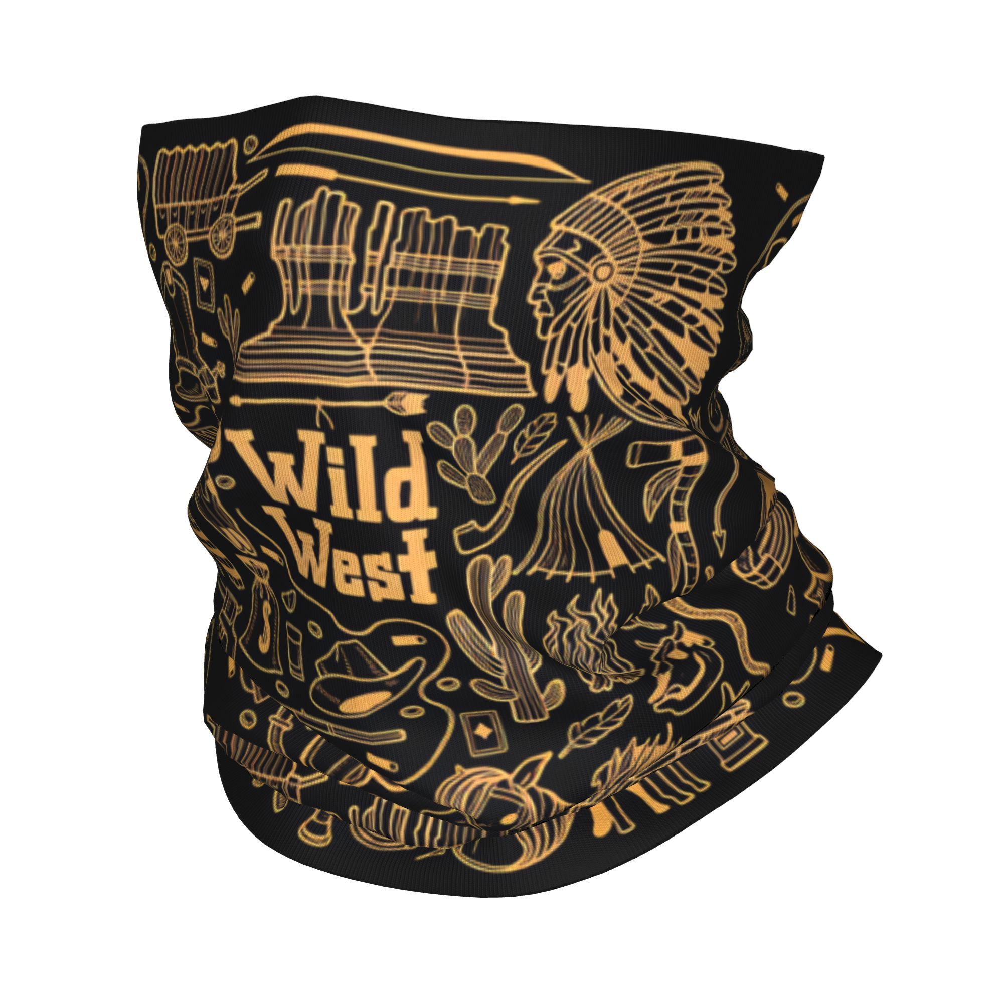 Wildman Hunting & Outdoor Polokwane - Outdoor Sports Balaclava Wild West LinePrint