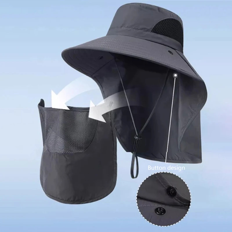 Summer Neck Flap Sun Hat Outdo - огляд і ціна Hunting Outdoor Hats
