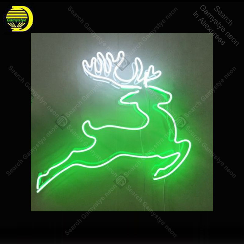 Neon Sign for Deer Running Sho - огляд і ціна Hunting And Outdoor Shop