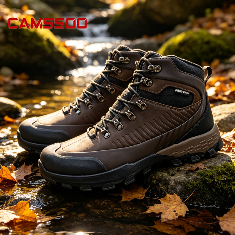 CAMSSOO cowhide hiking Shoes M - огляд і ціна Outdoor Hunting Boots For Men