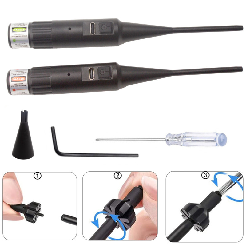 Bore Sight Kit 12Adpaters Lase - огляд і ціна Laser Boresighter Kit