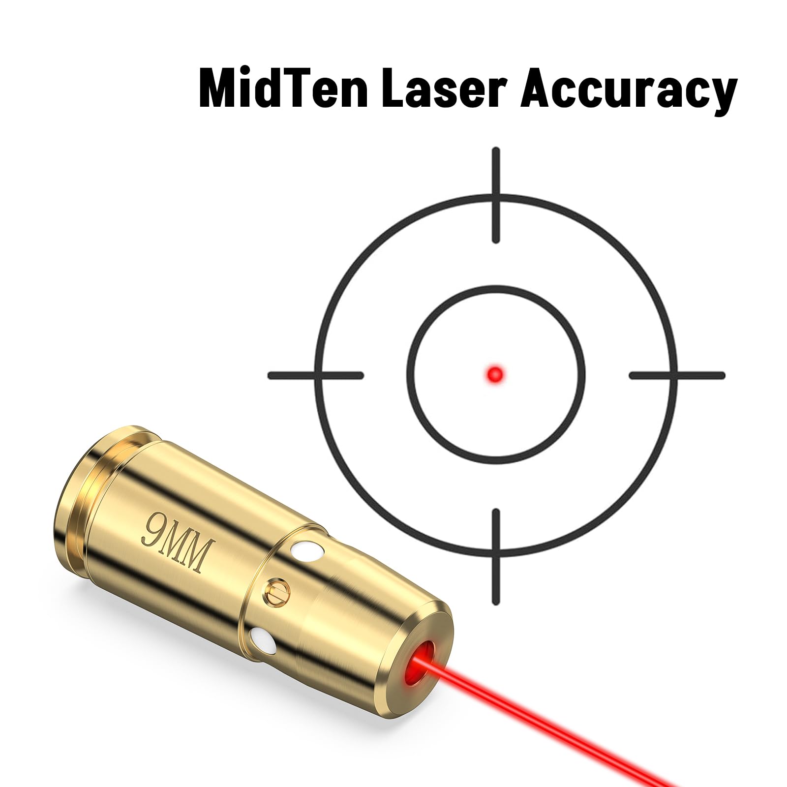 3Pcs Laser Bore Sight 9MM .40  - огляд і ціна Laser Boresighter Kit