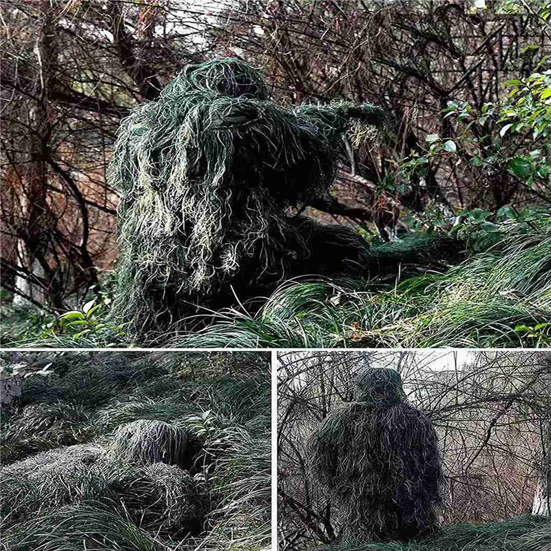 AEF6-2X 5 In 1 Ghillie Suit,3D - огляд і ціна Hunting Outdoor Apparel