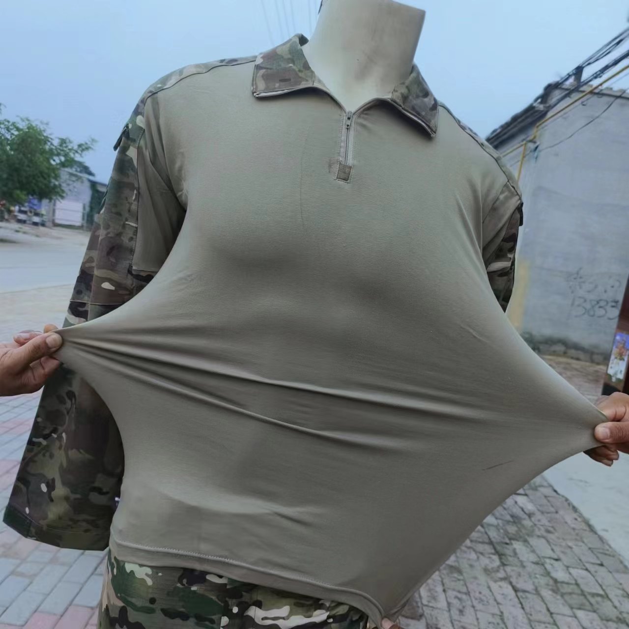 Men Cotton Quarter Zip Camoufl - огляд і ціна Hunting Outdoor Apparel